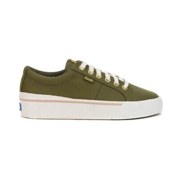 Keds Jump Kick Sneacker Olive Green - 8.5 - Picture 1 of 7